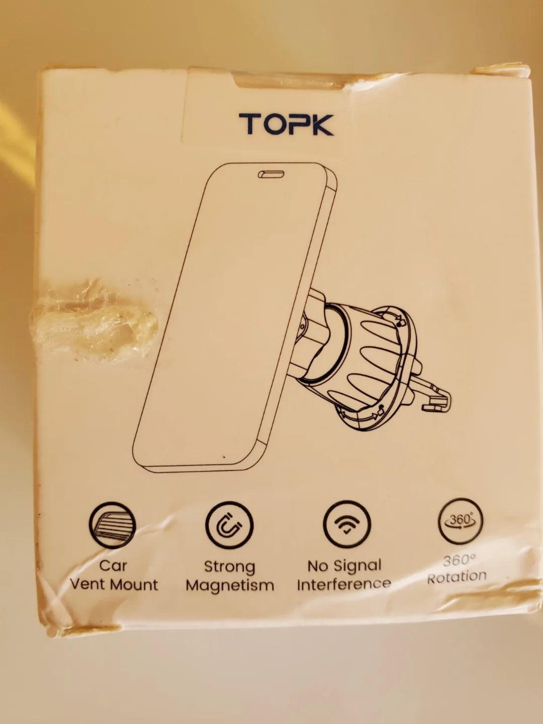 Magnetic Car Phone Mount Holder Air Vent image indicator(4)