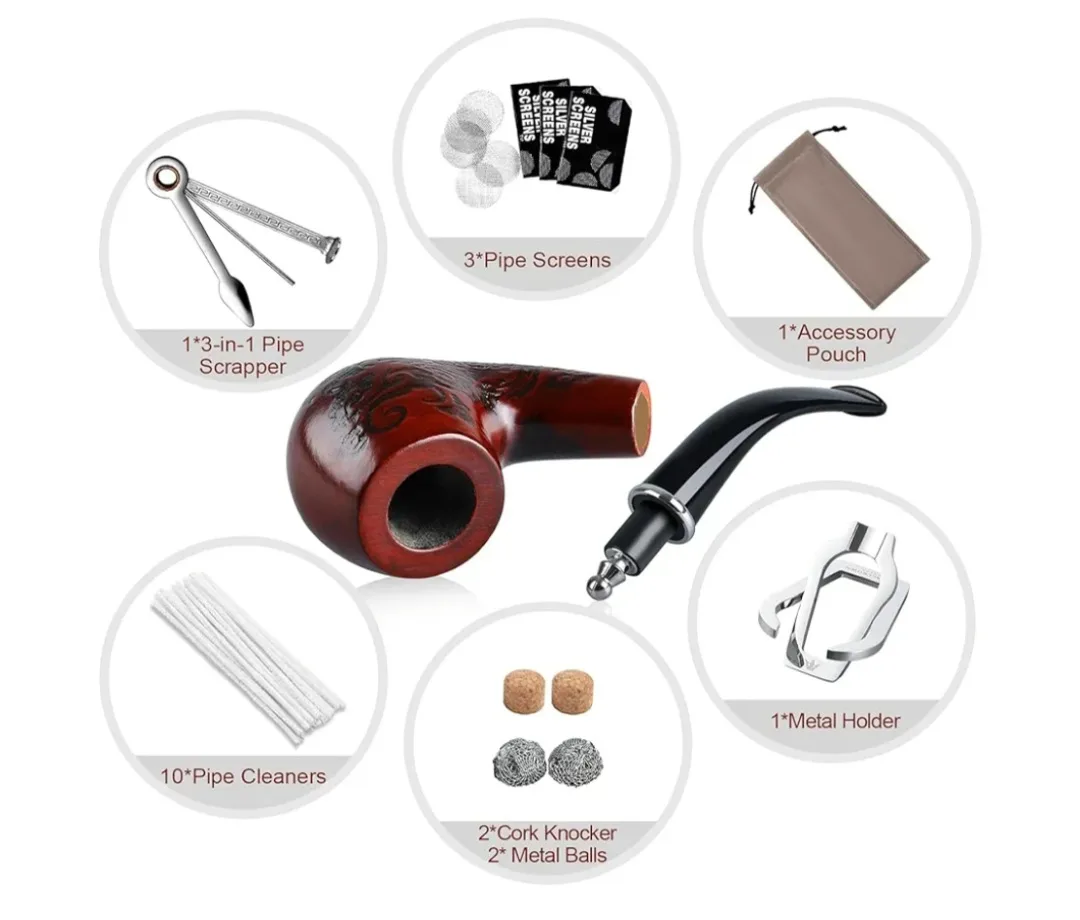 Handmade Tobbaco Pipe image indicator(4)