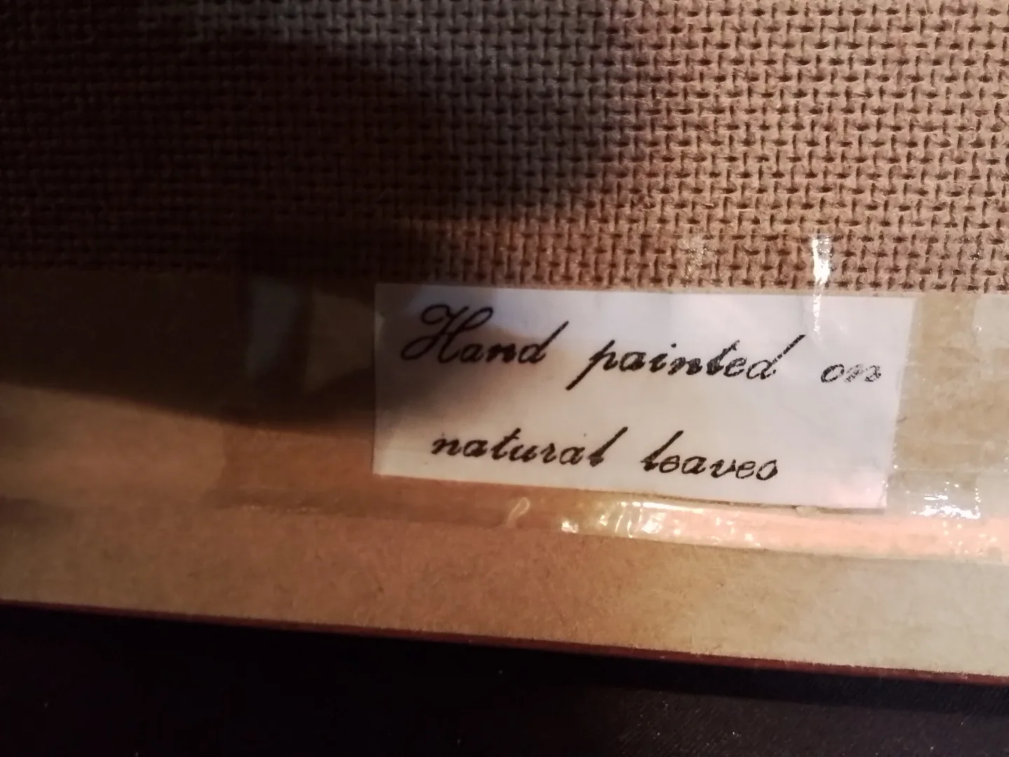 Vintage Framed Leaf Art Painting - Ducks in Flight image indicator(9)