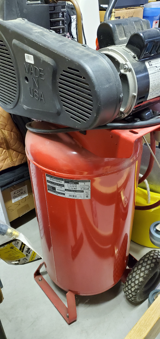 Husky Air Compressor 26 Gallon 135 PSI VT631502AJ