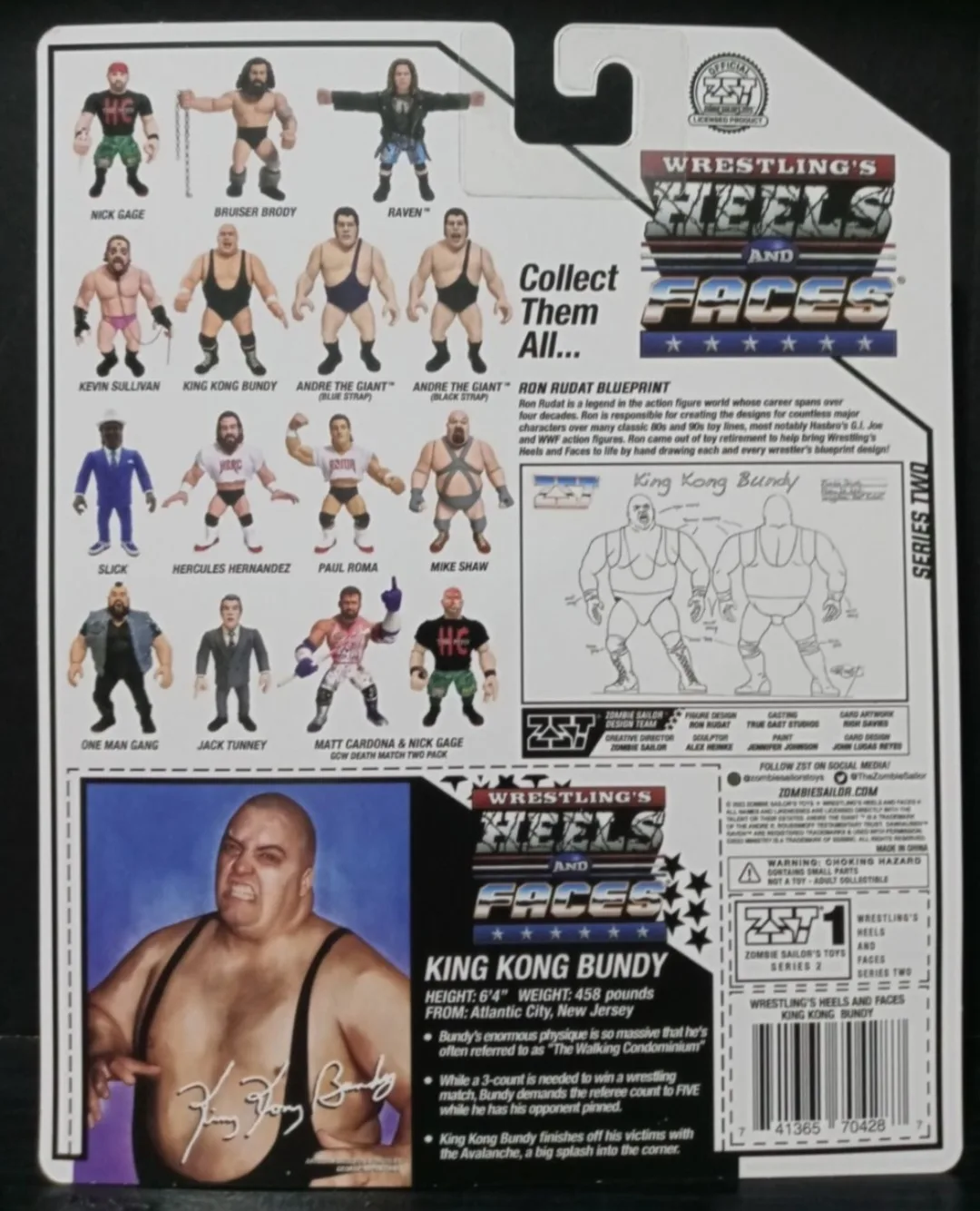 ZOMBIE SAILOR HEEL & FACES KING KONG BUNDY - MOC image indicator(2)