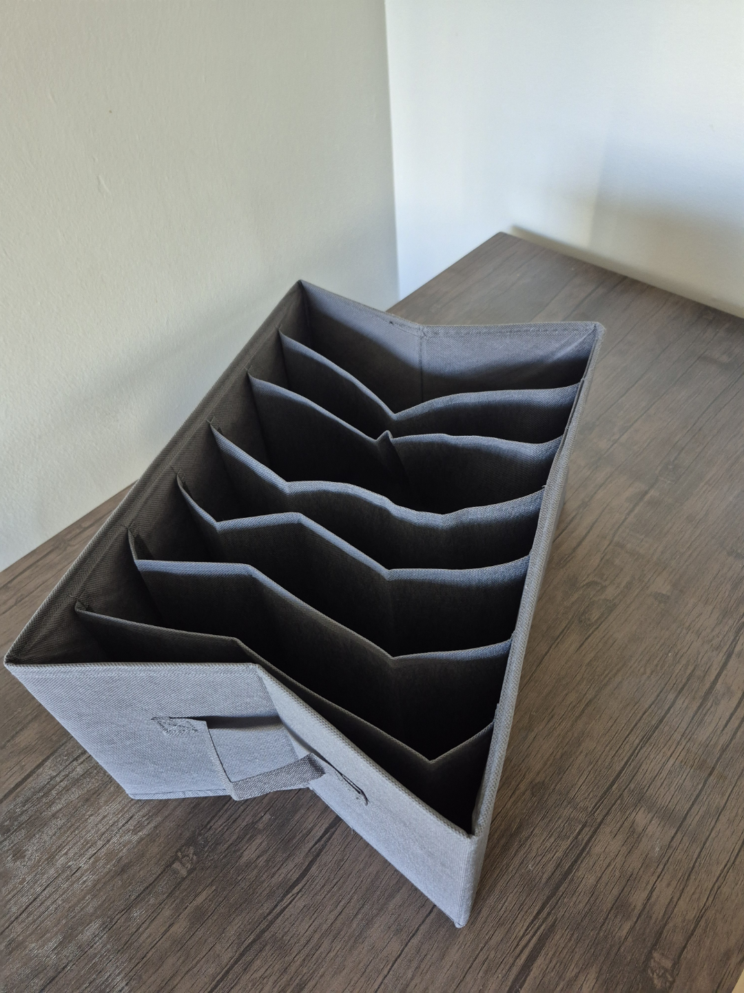 Grey Fabric Drawer Organiser #freecycle