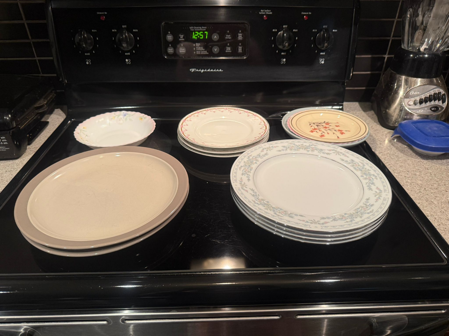 Set of Vintage Dinner Plates and Bowls