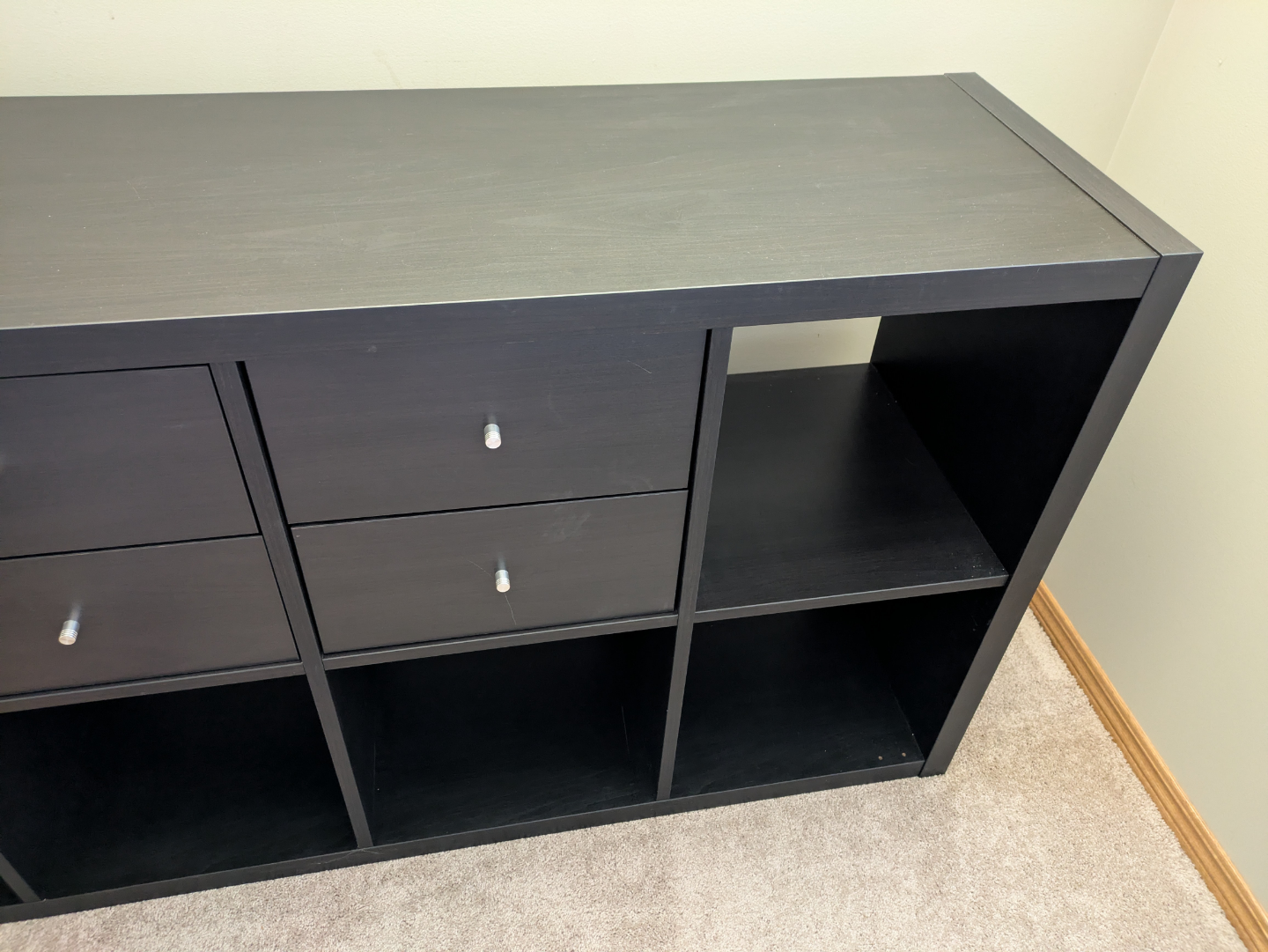 IKEA Kallax 8 Cube Shelving Unit with Drawers - photo 3