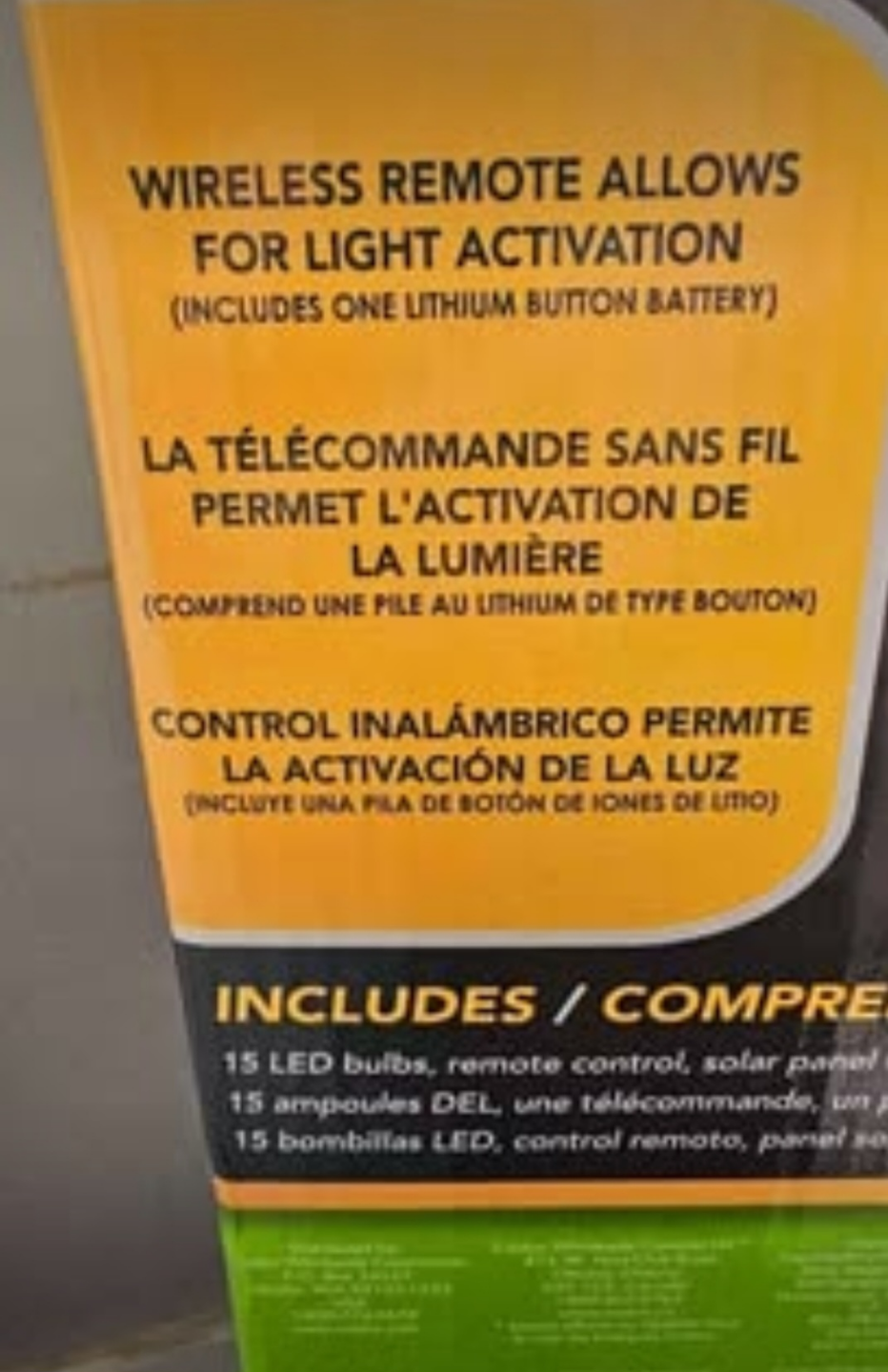 Sunforce 15-Light Solar String Lights with Remote - photo 2