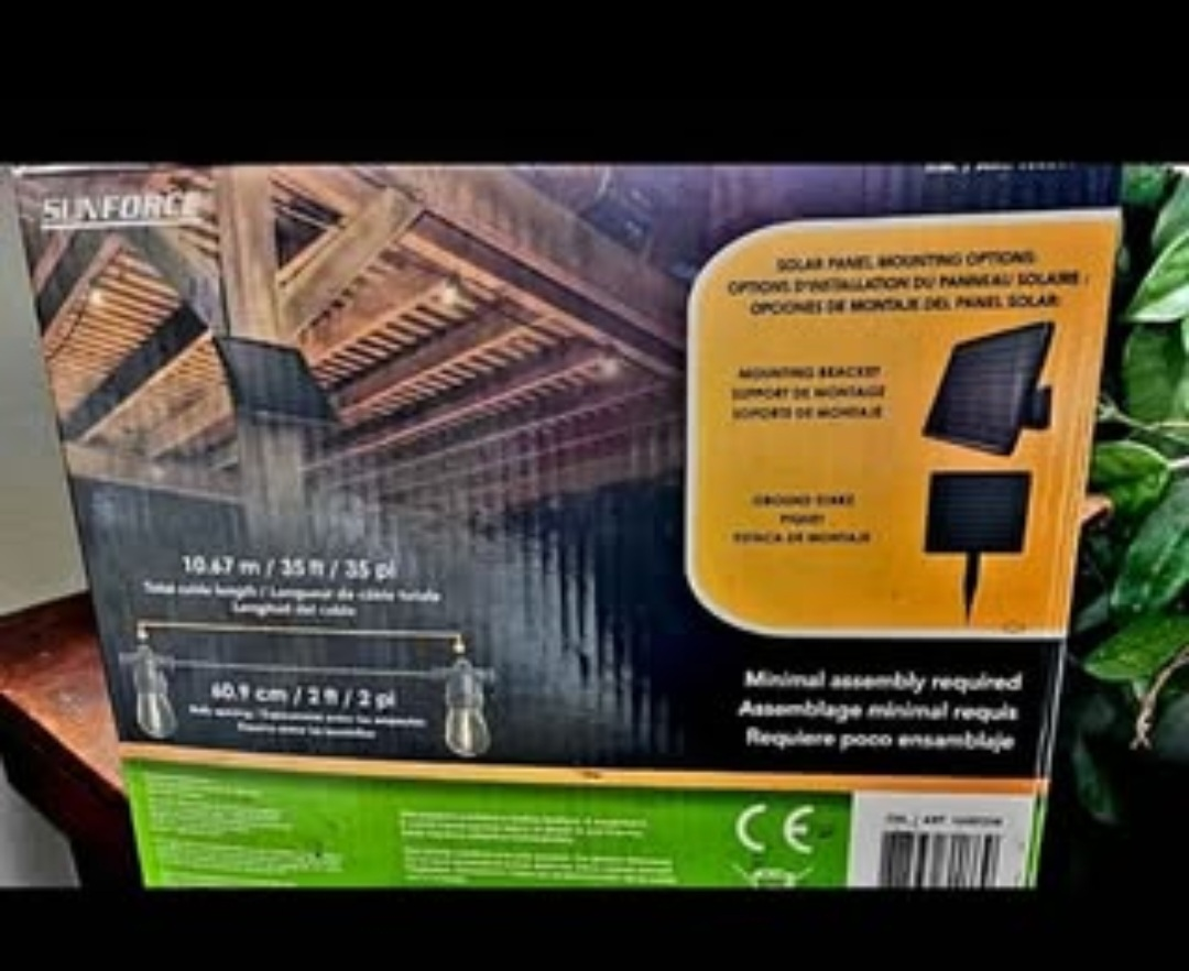 Sunforce 15-Light Solar String Lights with Remote - photo 4
