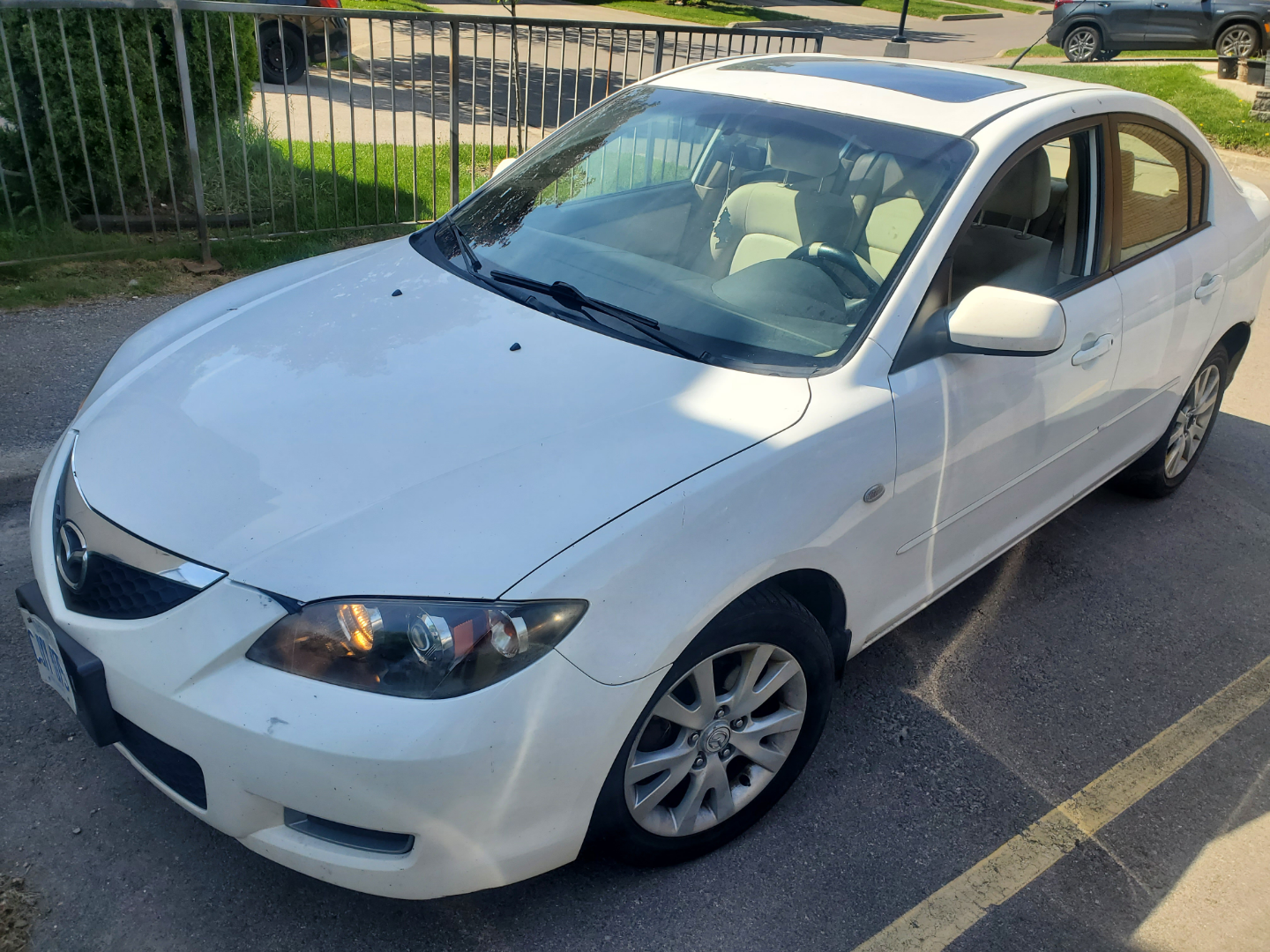 2008 Mazda3 - White Sedan - Great Condition