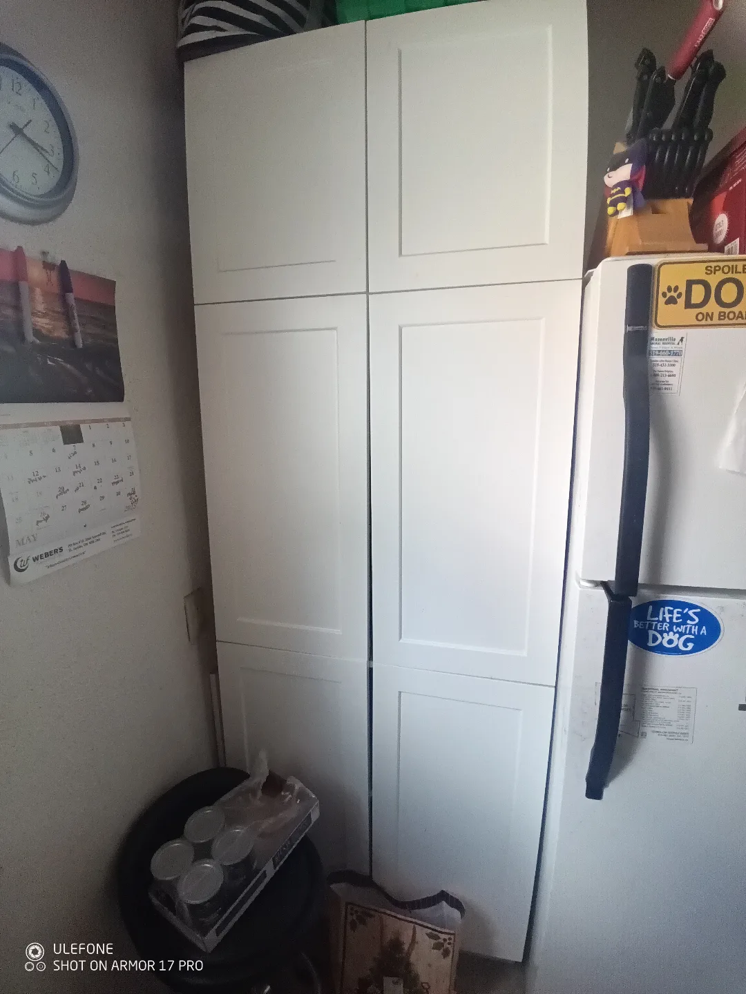 White Kitchen Pantry Cabinets thumbnail