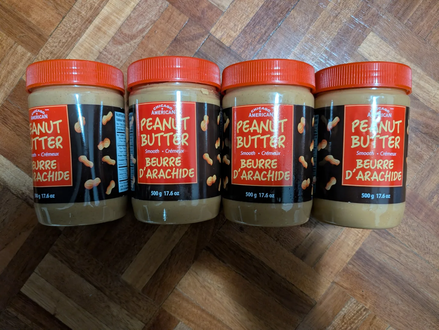 Four Jars of Chicago American Peanut Butter thumbnail