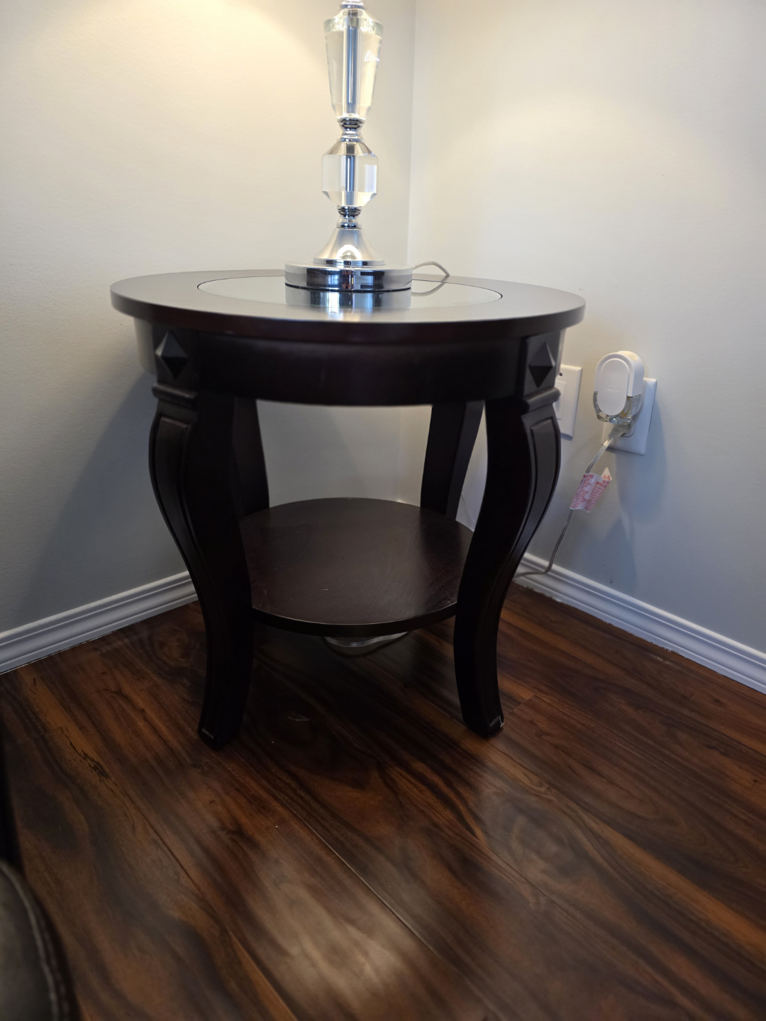 Dark Brown Wood End Table and Coffee Table Set - photo 4