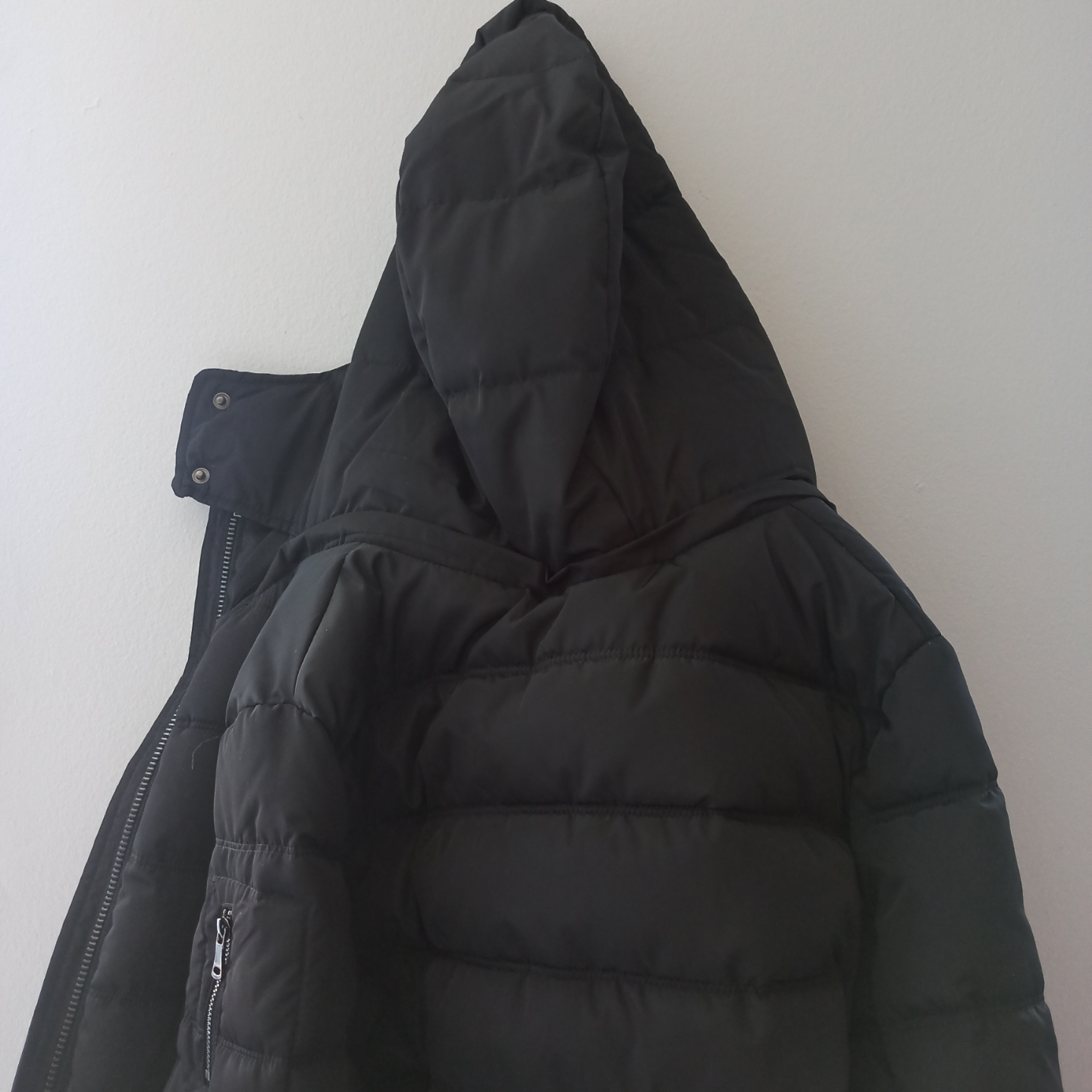 Calvin Klein Black Puffer Jacket with Hood - photo 3