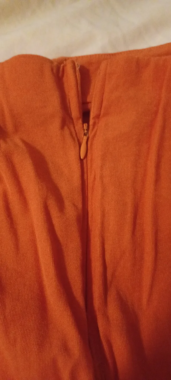 Burnt Orange Two-Piece Set: Crop Top & Maxi Skirt image indicator(9)