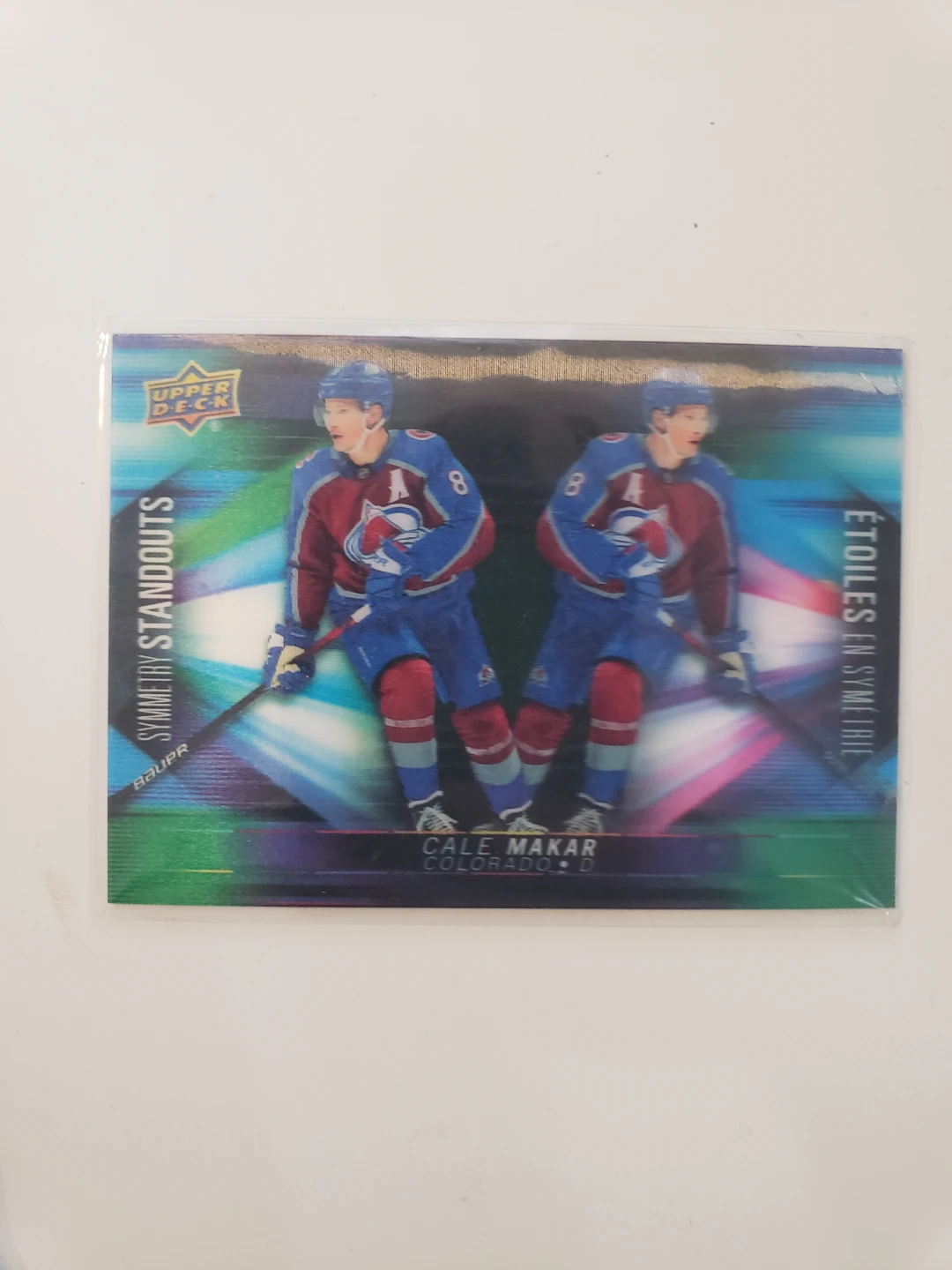 2023-24 Upper Deck Cale Makar Symmetry Standouts Hockey Card 🏒