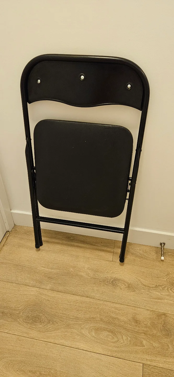 Black Folding Chair ( 4 chairs) image indicator(4)