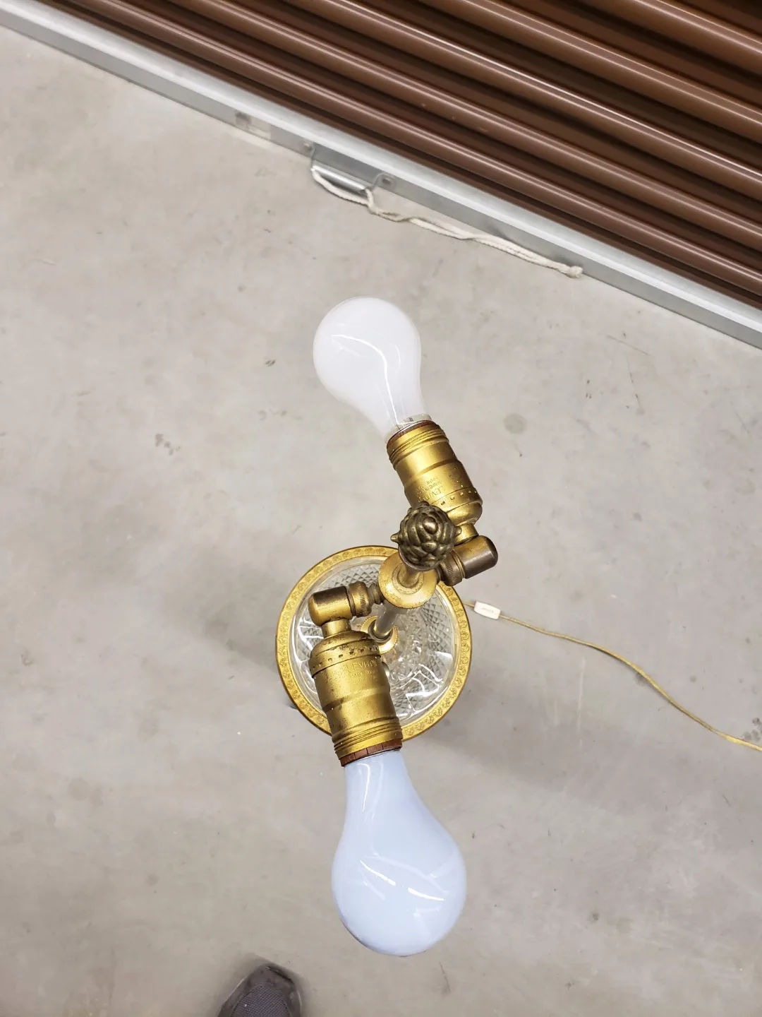 Pair of Crystal and Brass Table Lamps image indicator(8)