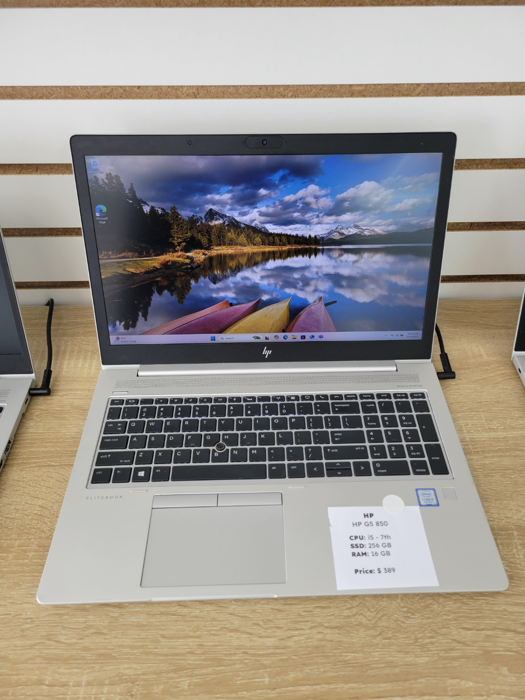HP Elitebook G5 850 Laptop - 16GB RAM, 256GB SSD