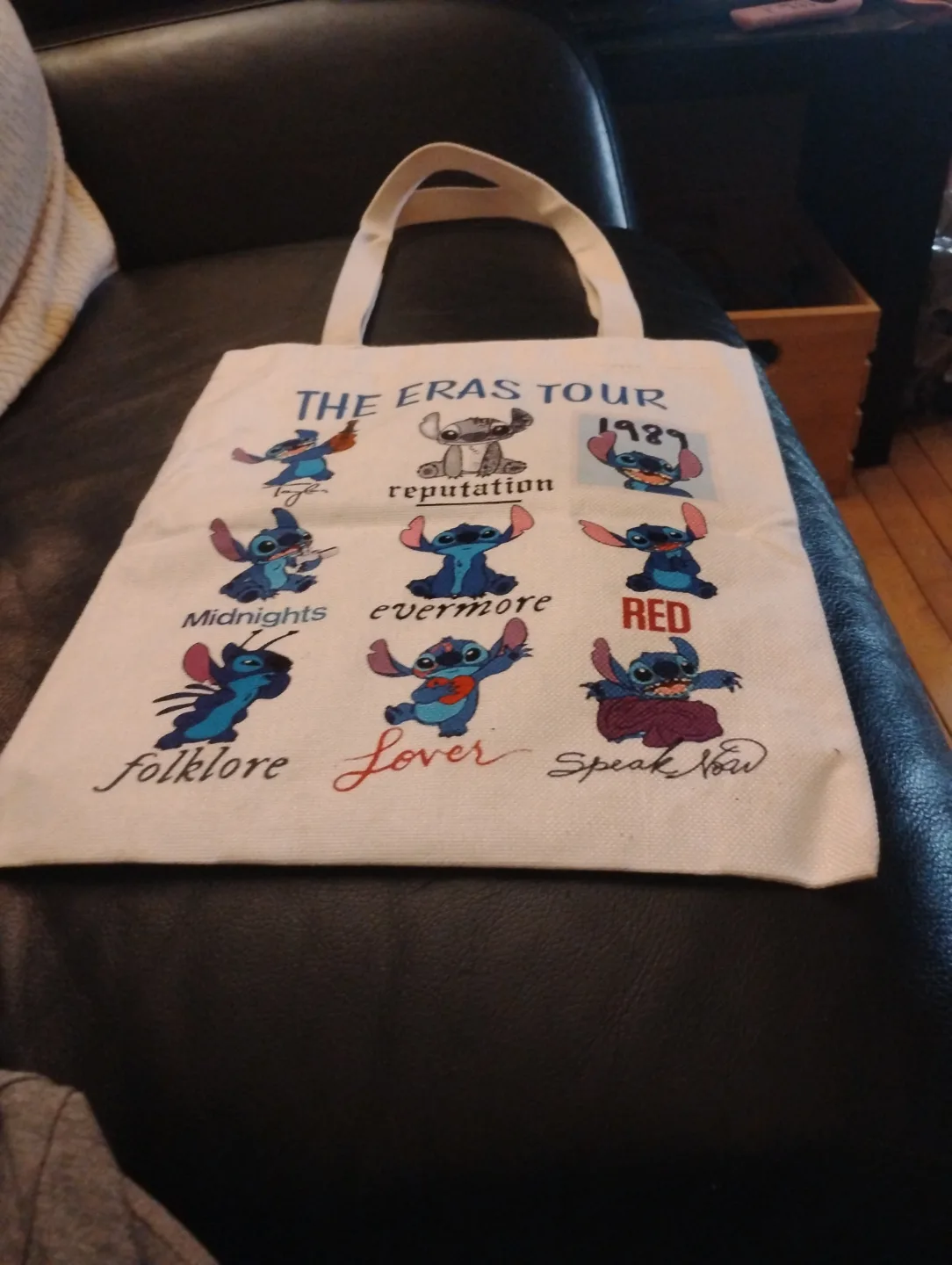 Taylor Swift Eras Tour Stitch Tote Bag thumbnail