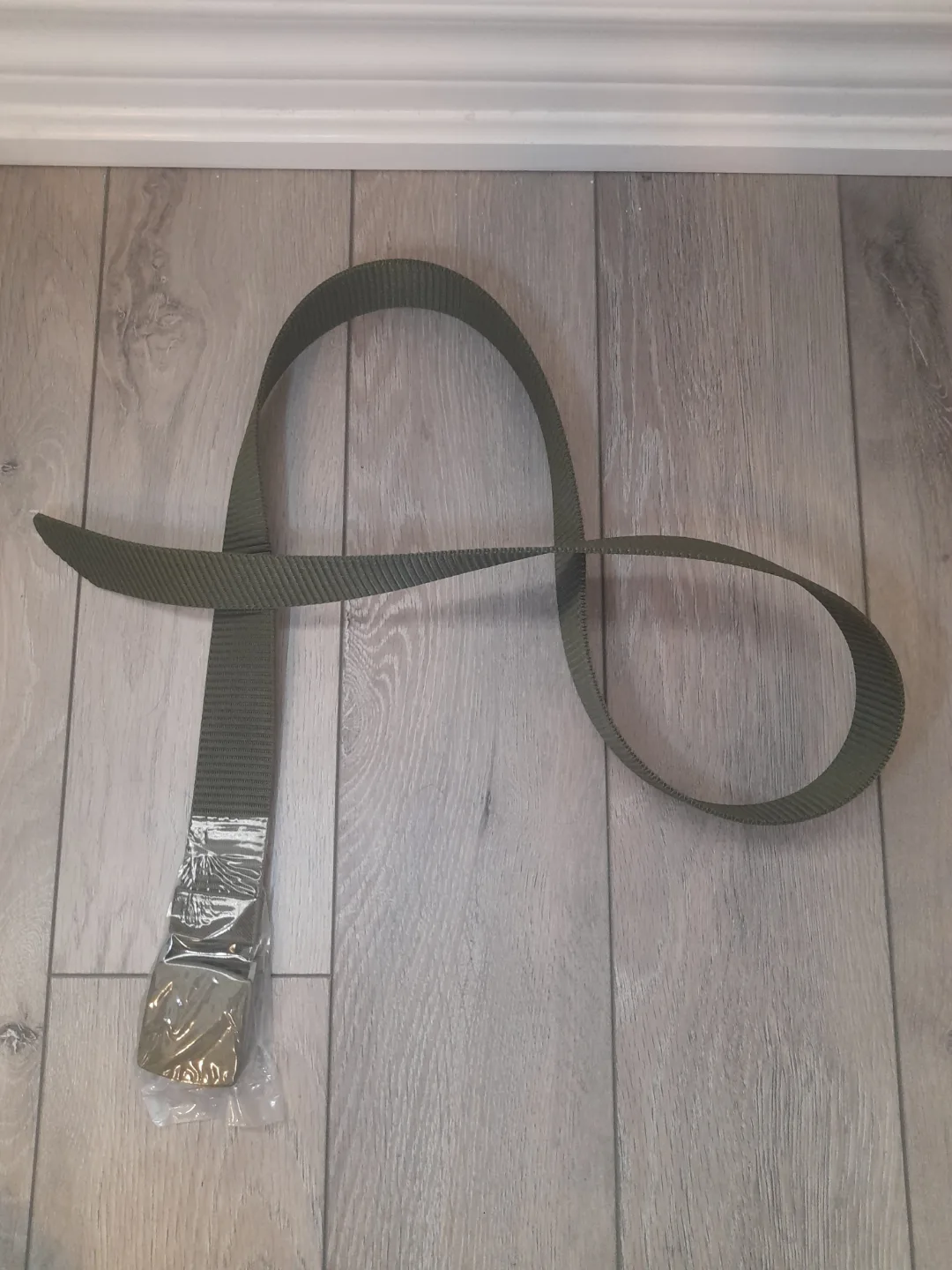 Men's Belt, Black/green, Automatic Buckle image indicator(2)