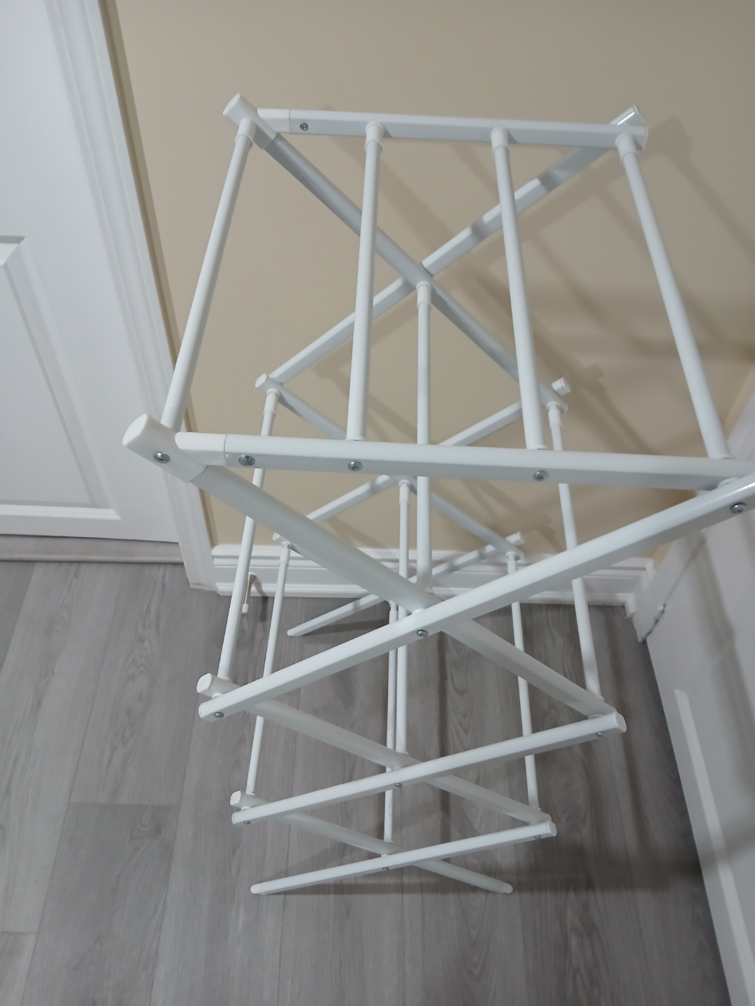 White Foldable Drying Rack - photo 5