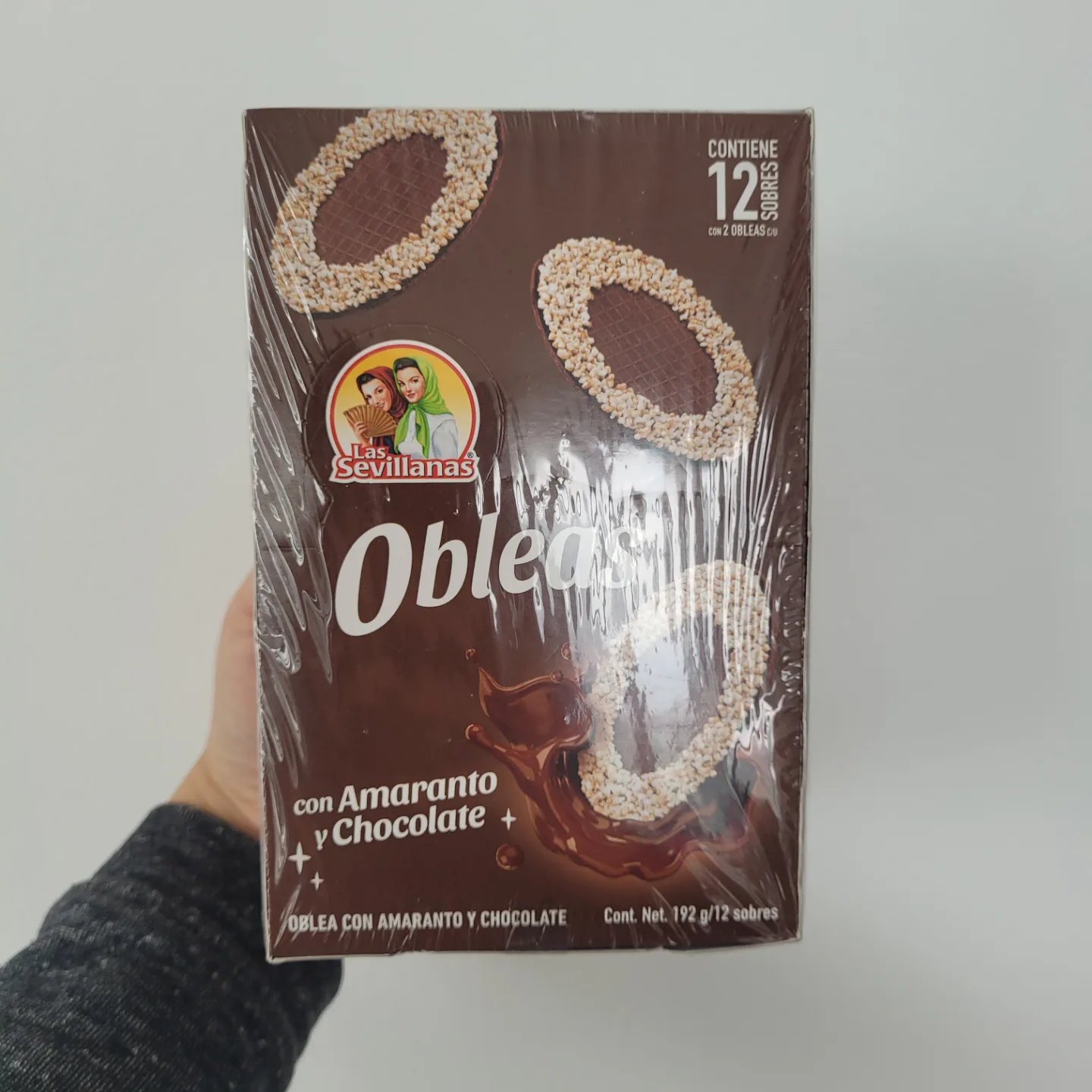 Las Sevillanas Oblias with Amaranth and Chocolate - 12 Packets thumbnail