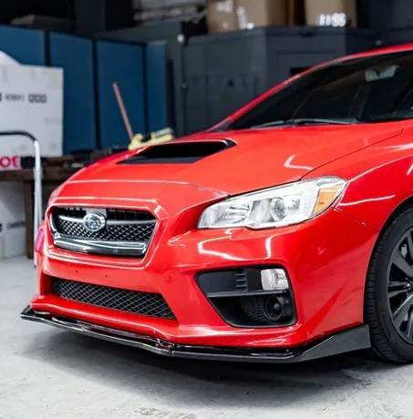 [New] 2015-2021 Subaru WRX Satin Black Front Lip thumbnail