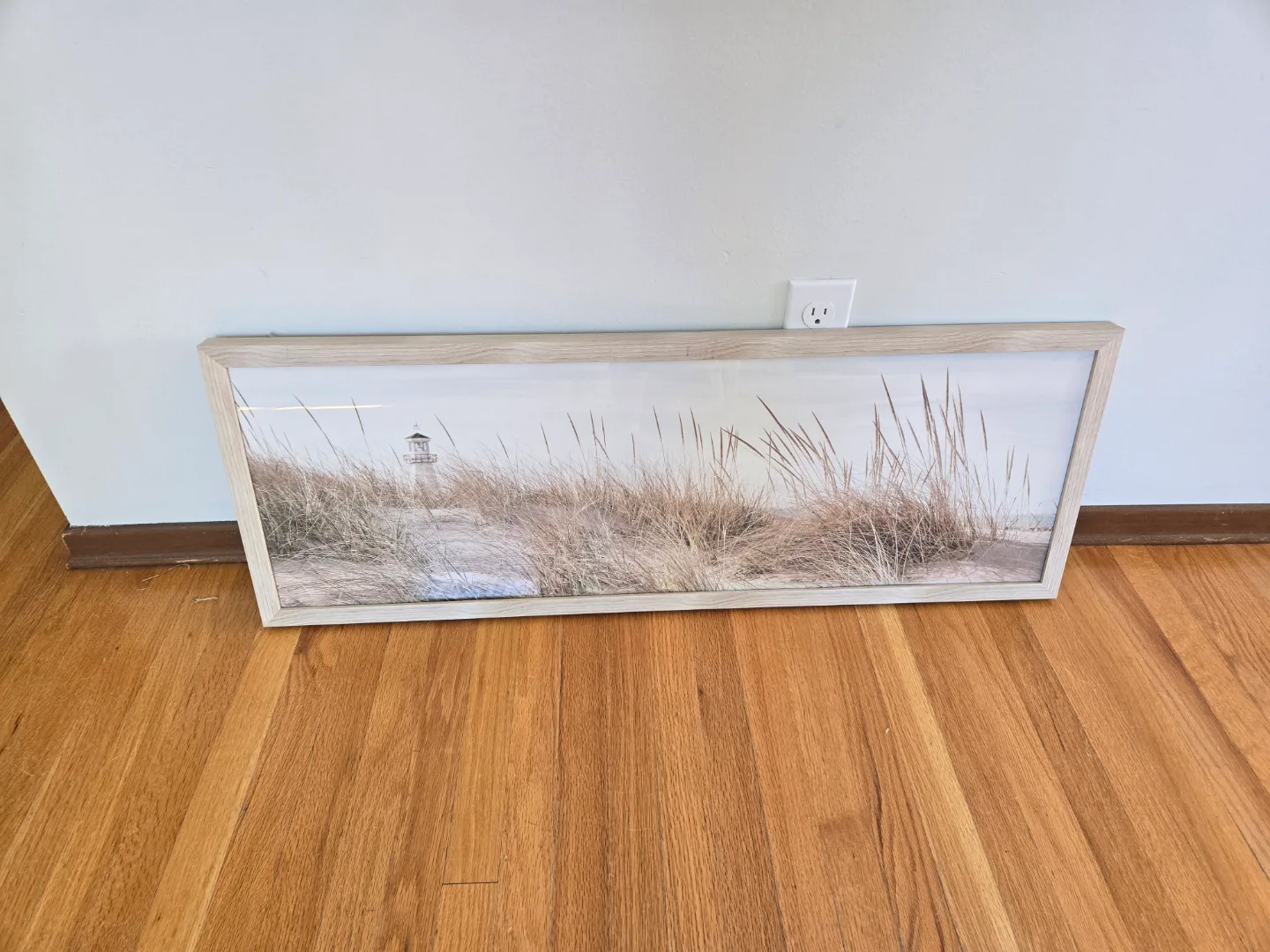 Long Beach Scene Framed Print thumbnail