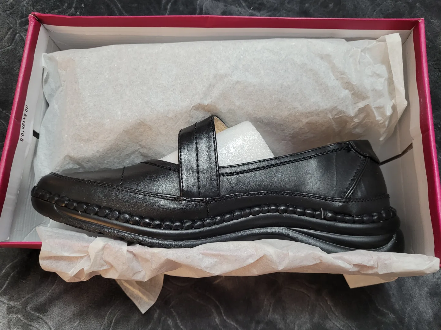 NIB Women's Wide Black Mary Jane Shoes - Size 8 US image indicator(2)