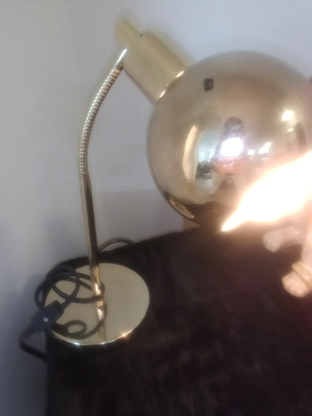 vintage brass bendable rass bendable desk last image indicator(2)