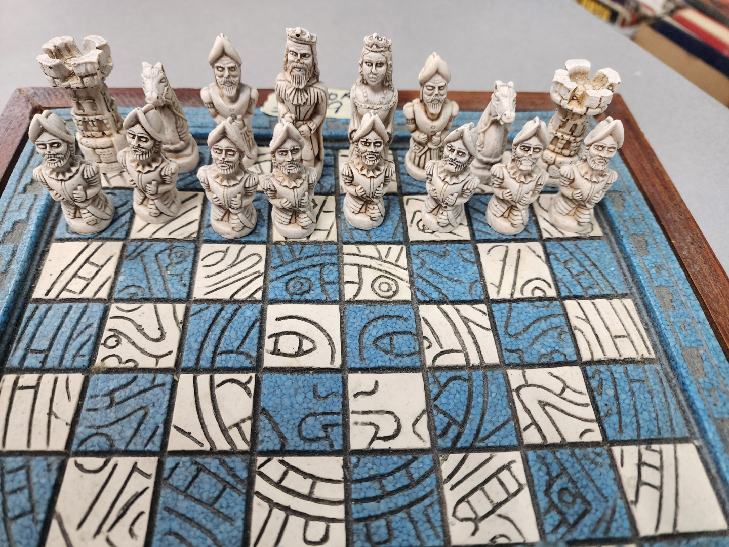 Antique Mayan Chess Set - photo 3