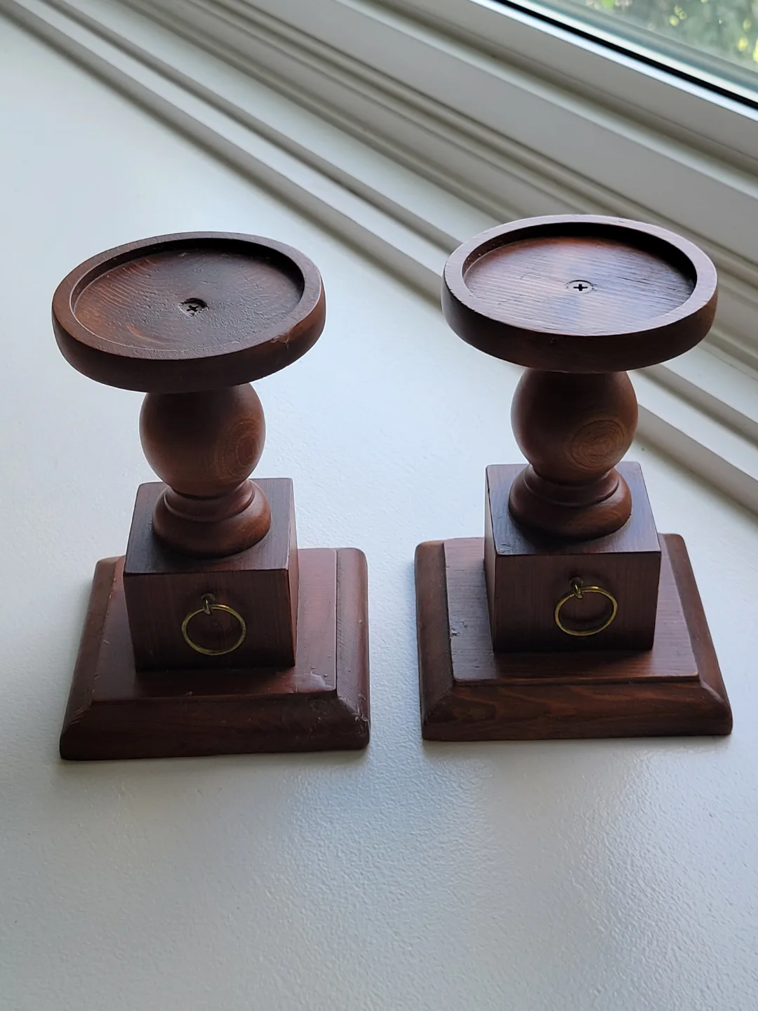 Vintage Wood Candle Holders. weddings. Candlesticks. see prices image indicator(6)