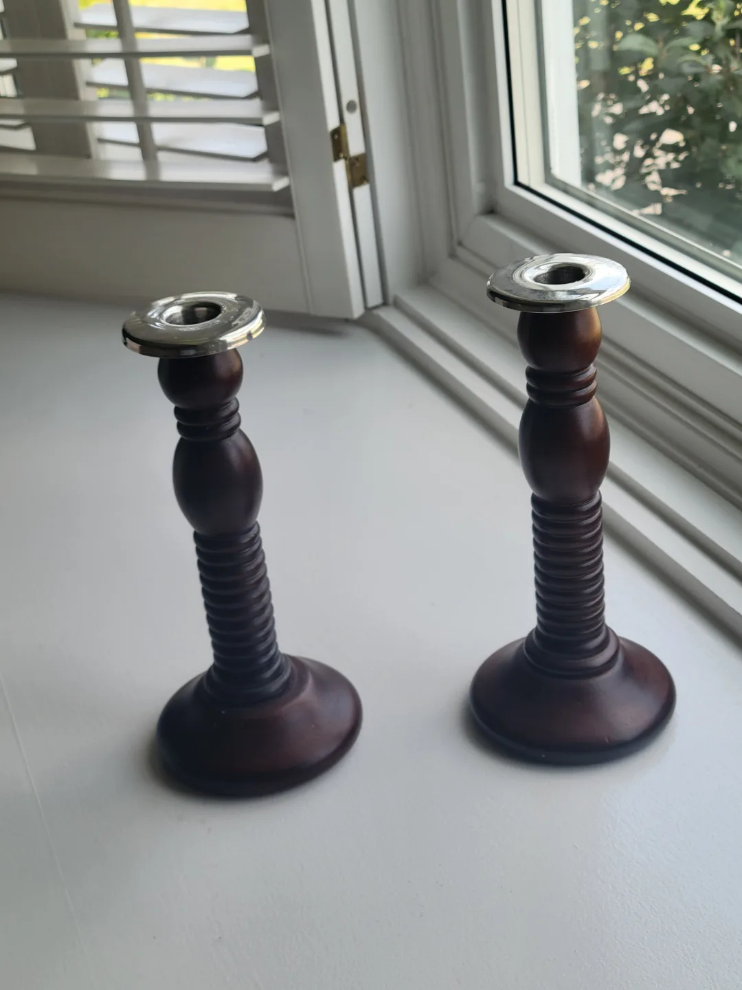 Vintage Wood Candle Holders. weddings. Candlesticks. see prices image indicator(4)