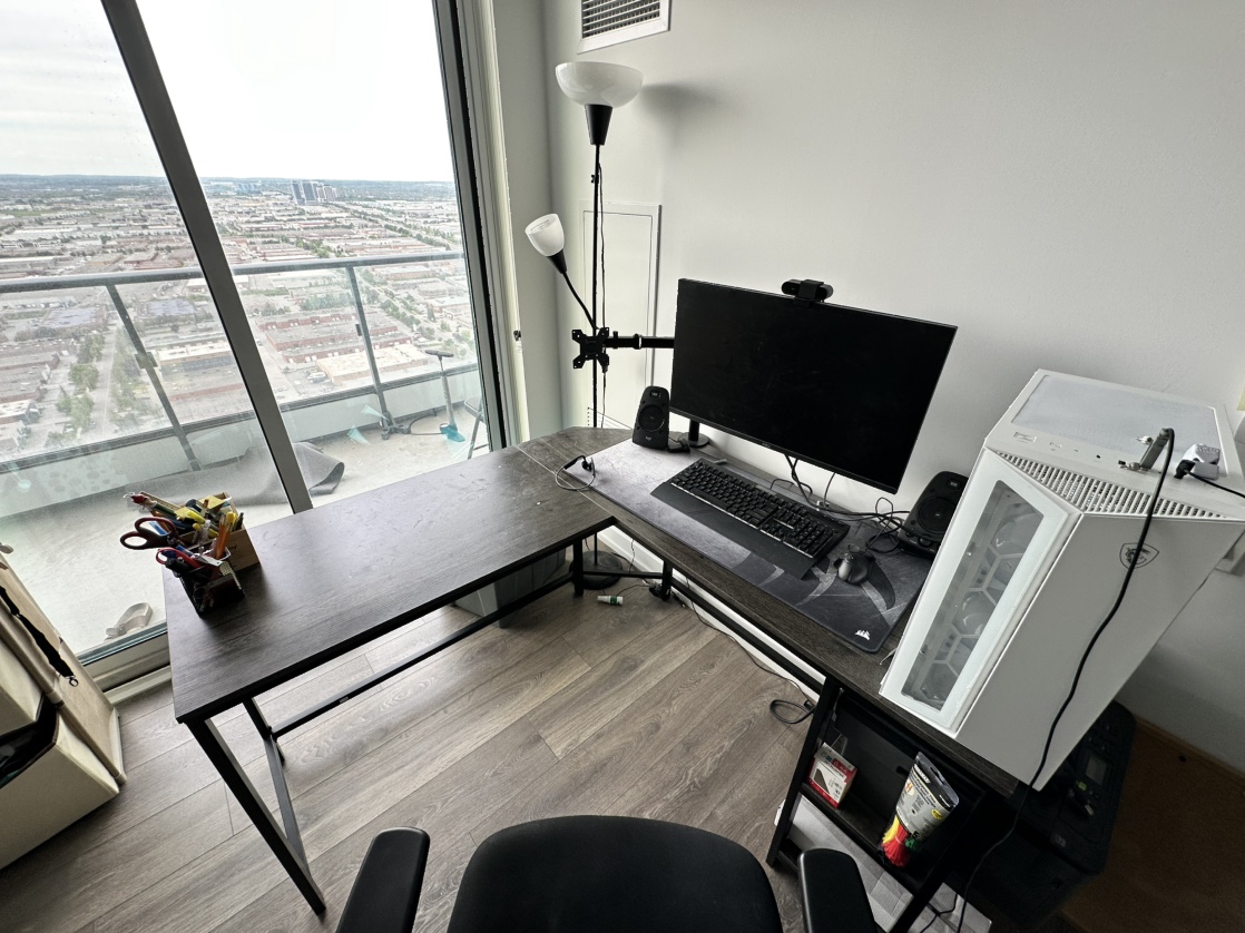 Computer Desk, L-Shaped Corner Desk - photo 2