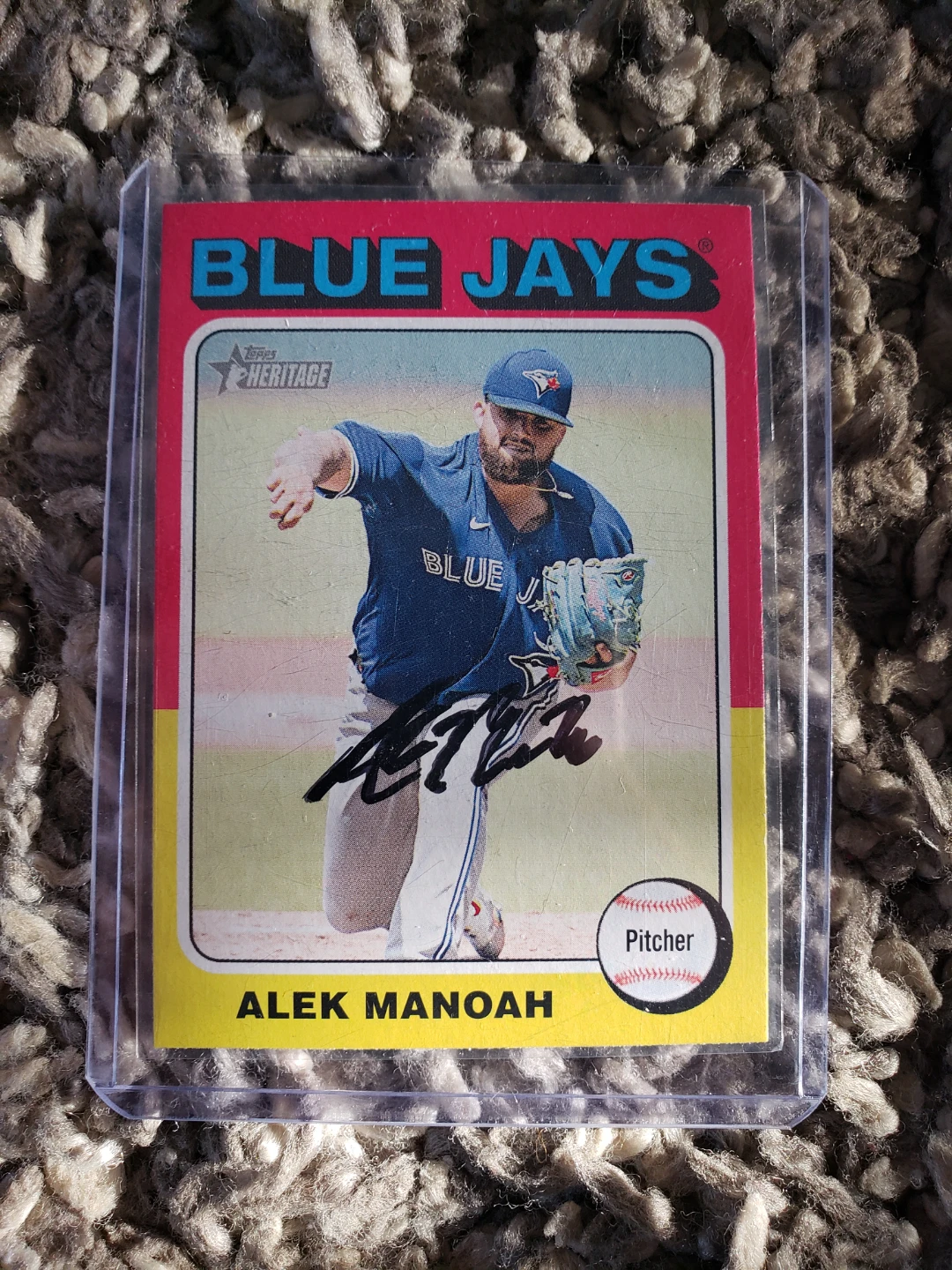 Autographed Alek Manoah Toronto Blue Jays Baseball Card 🏒