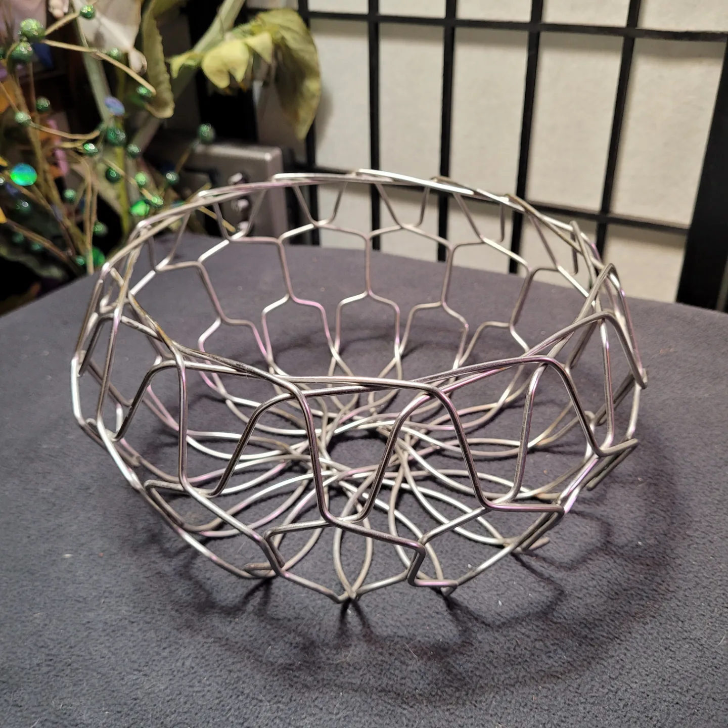 Vintage Metal Wire Fruit Bowl image indicator(3)