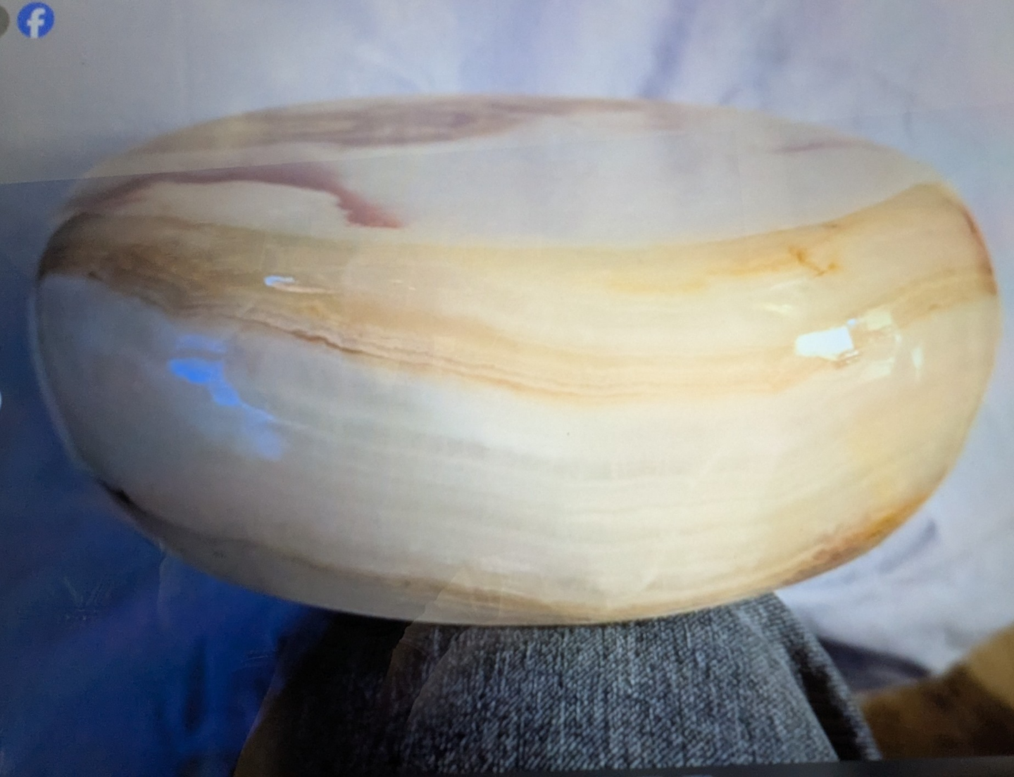 Onyx fruit bowl with carved fruit - photo 4