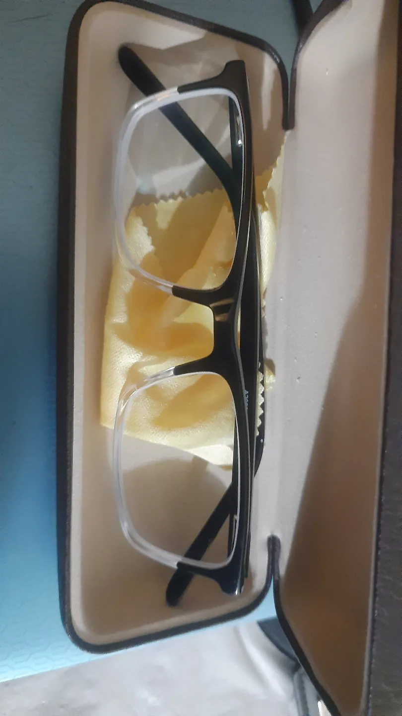 Black and Clear Frame Eyeglasses thumbnail