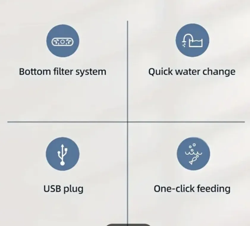 Mini Desktop Fish Tank image indicator(4)