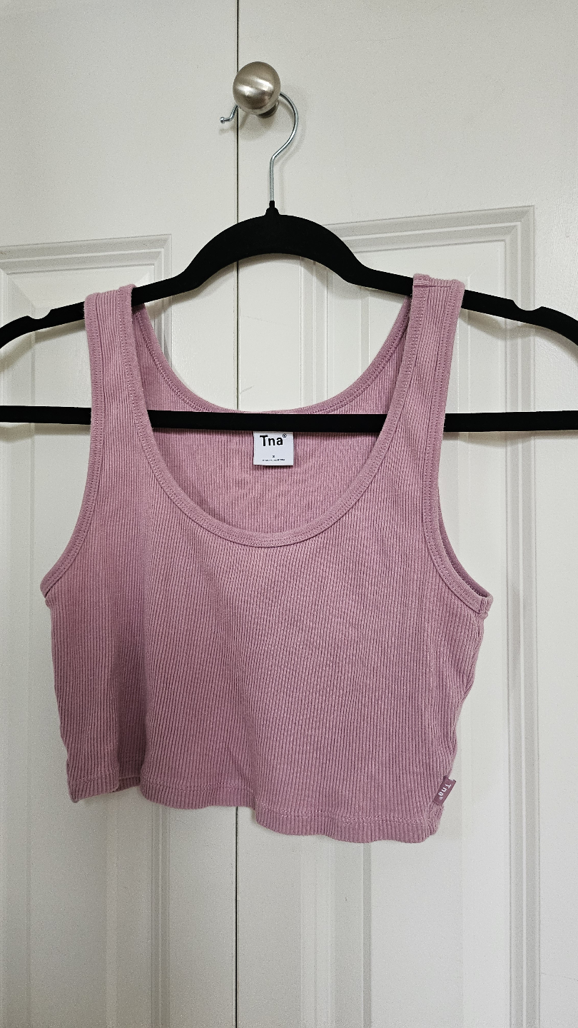 TNA, GARAGE, ARDENE, ZARA, HM. Lot of 5 Ribbed Crop Tops
