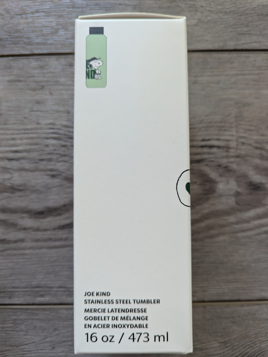 Starbucks x Peanuts Joe Kind 16oz Stainless Steel Tumbler - photo 2