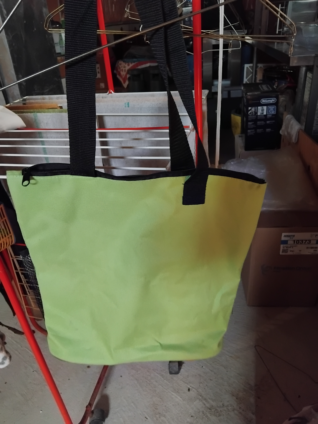 Lime Green and Black Tote Bag - photo 2