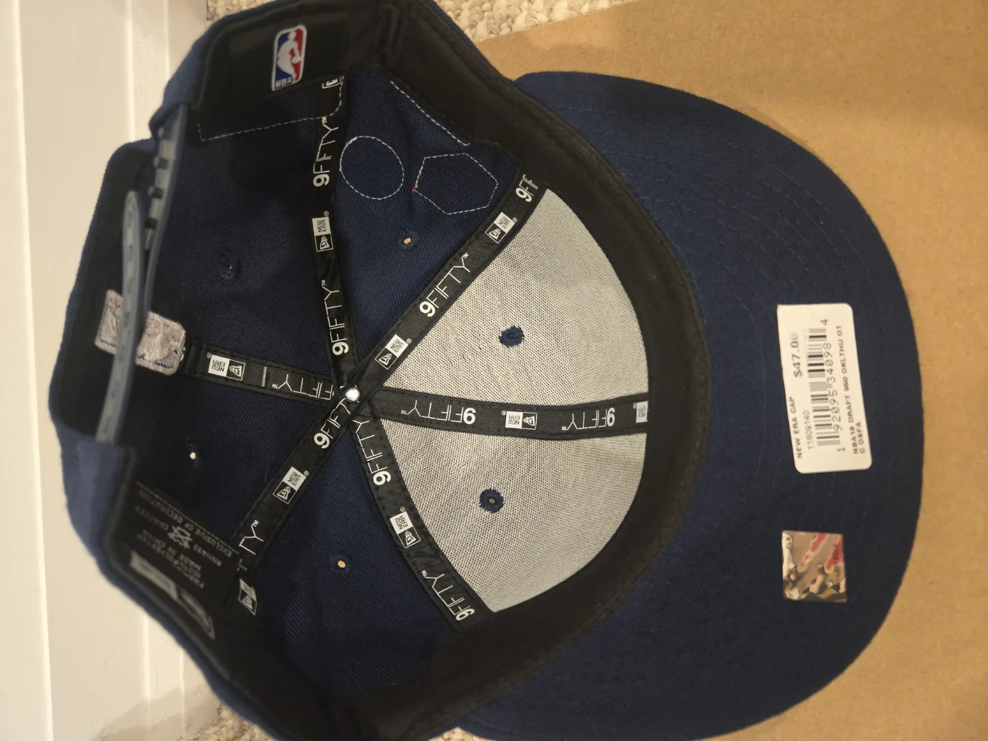 Oklahoma City Thunder NBA 9Fifty Snapback Hat image indicator(2)