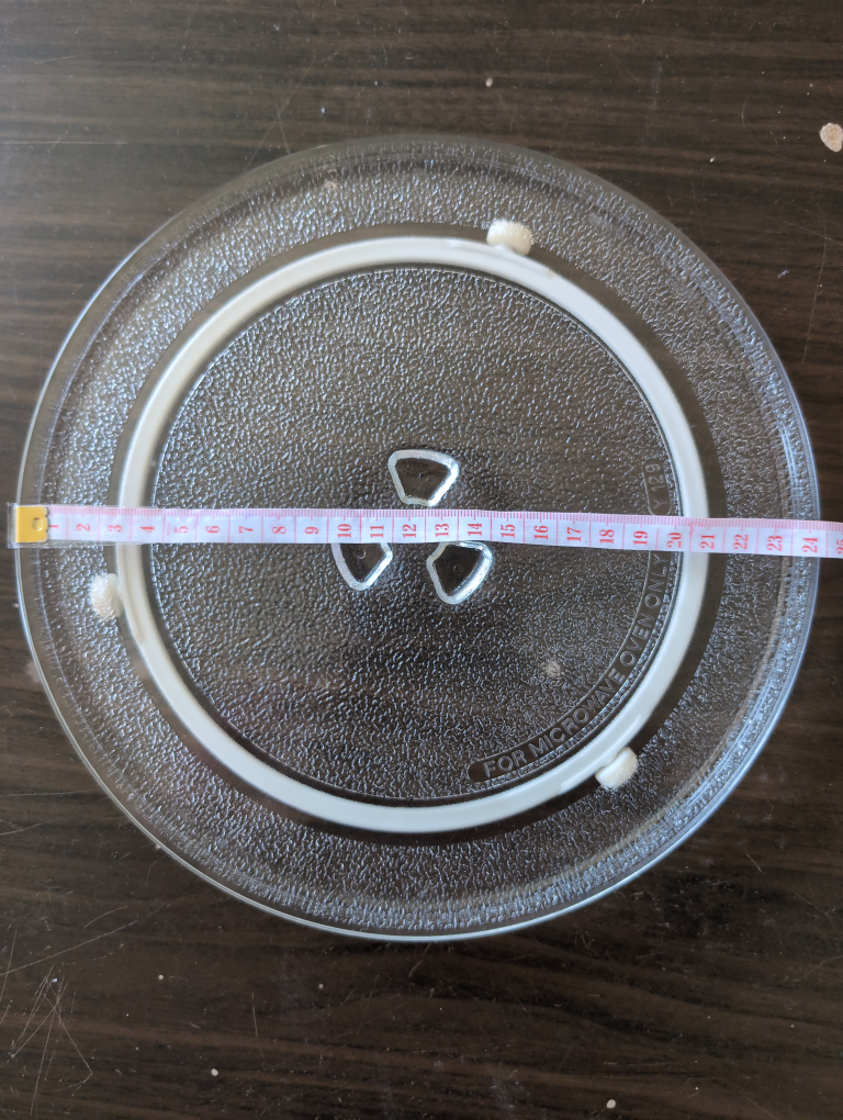 Microwave Glass Turntable Plate with ring - photo 3