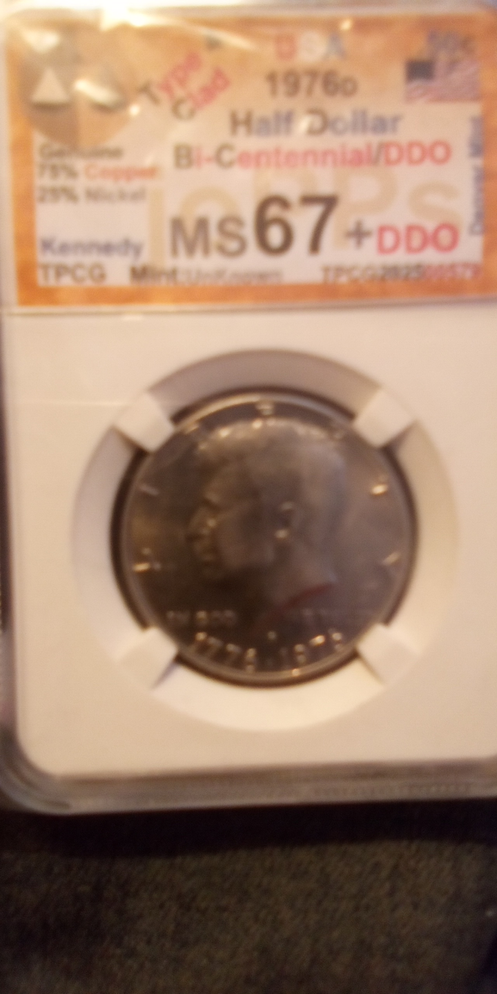 1976 Kennedy Half Dollar MS67+ DDO