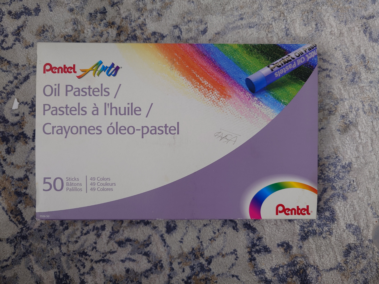 Pentel Arts Oil Pastels - 50 Sticks