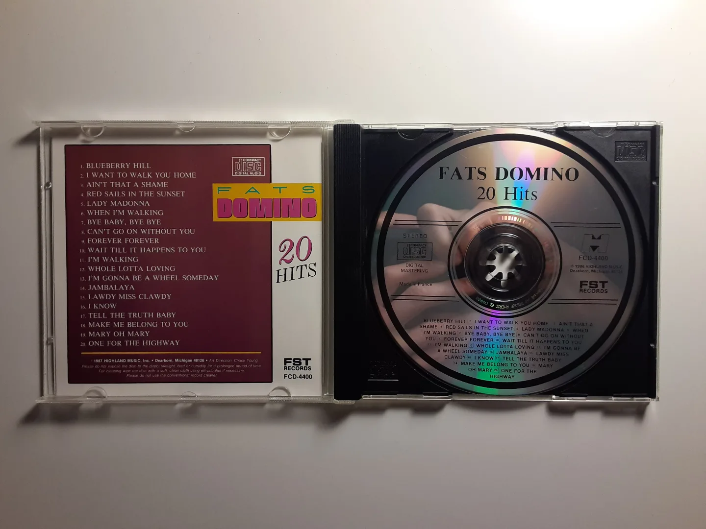 Fats Domino - 20 Hits | CD image indicator(2)