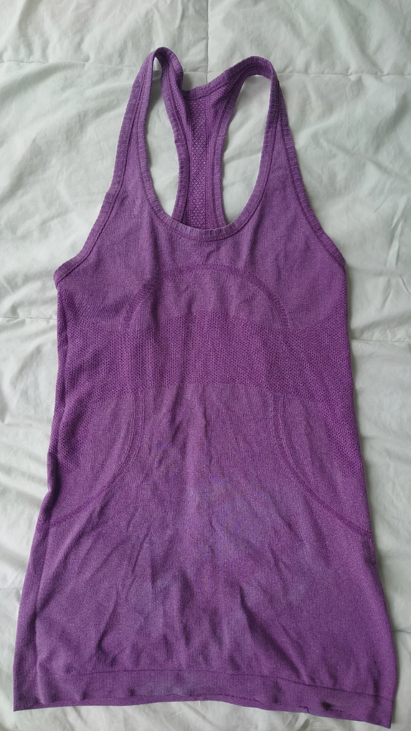 Lululemon Purple Racerback Tank Top thumbnail