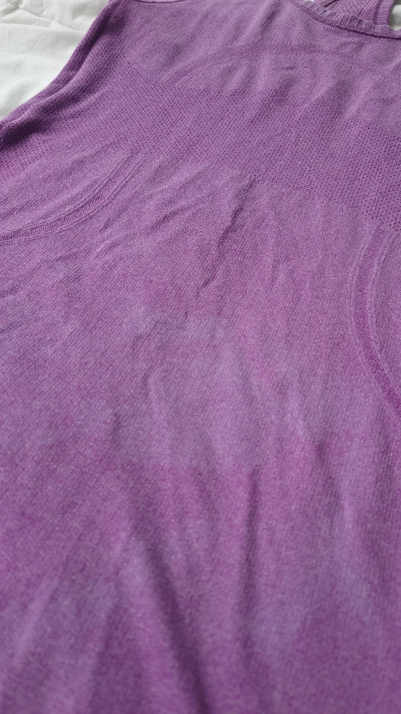 Lululemon Purple Racerback Tank Top image indicator(3)