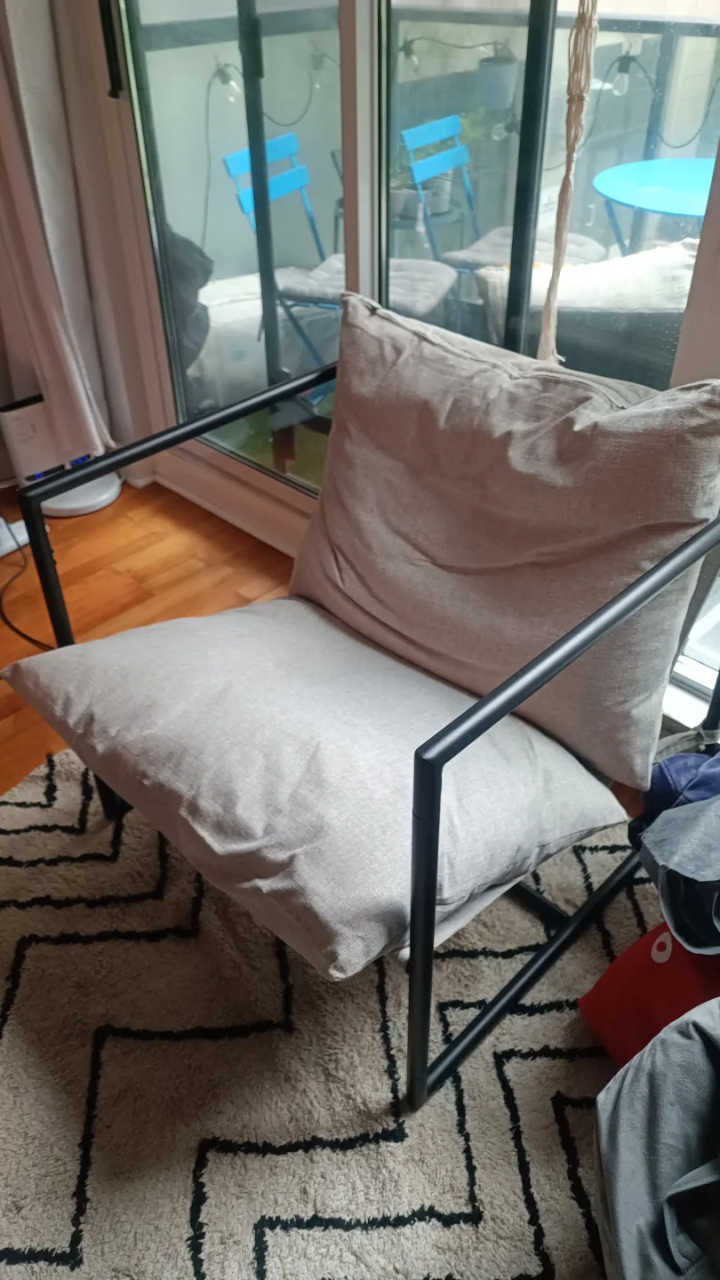 Zinus Aidon Armchair - Oatmeal image indicator(4)