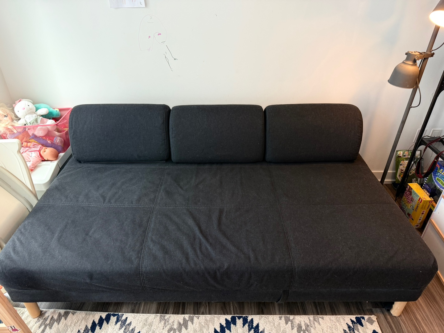 IKEA Sofa Bed - Black - photo 3