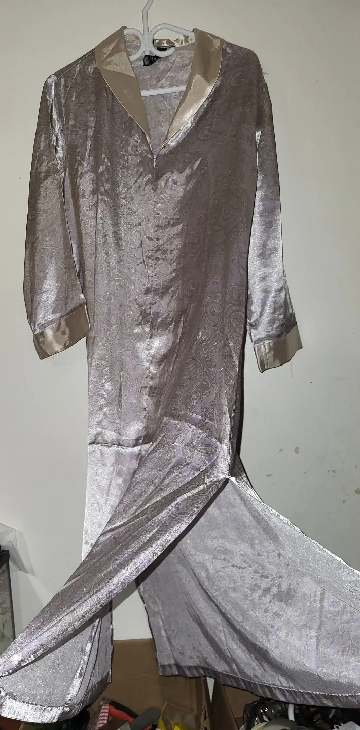 Women's Satin Loungewear, Size L image indicator(3)